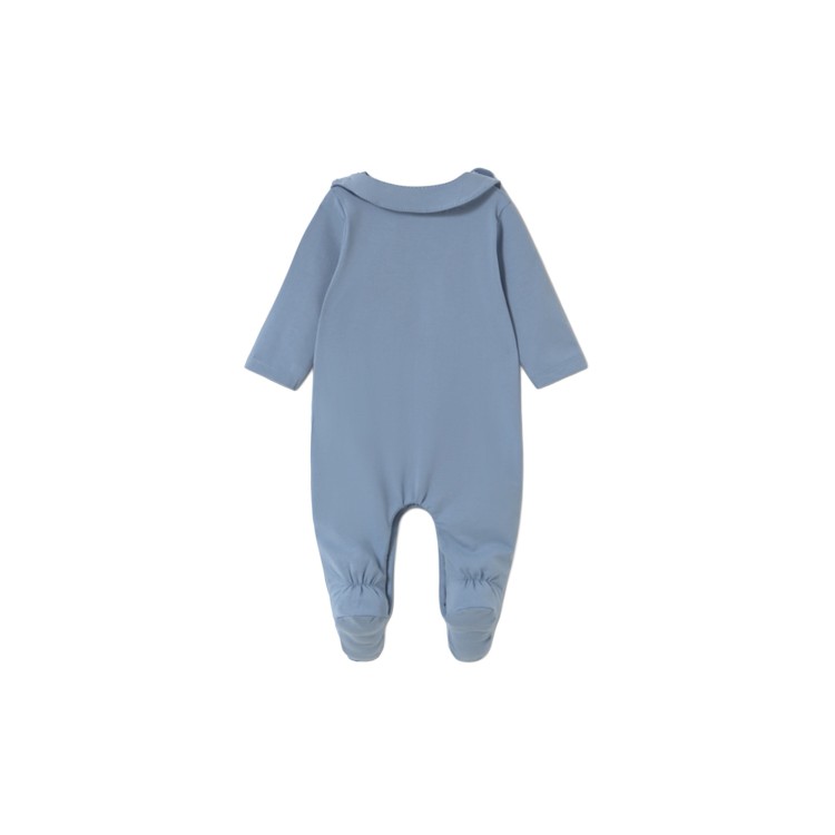 MAYORAL NEWBORN Tutina azzurra con bavetta neonato