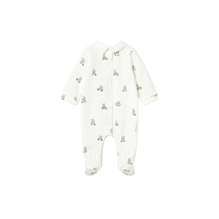 MAYORAL NEWBORN Set di 2 tutine lunghe bianche neonato