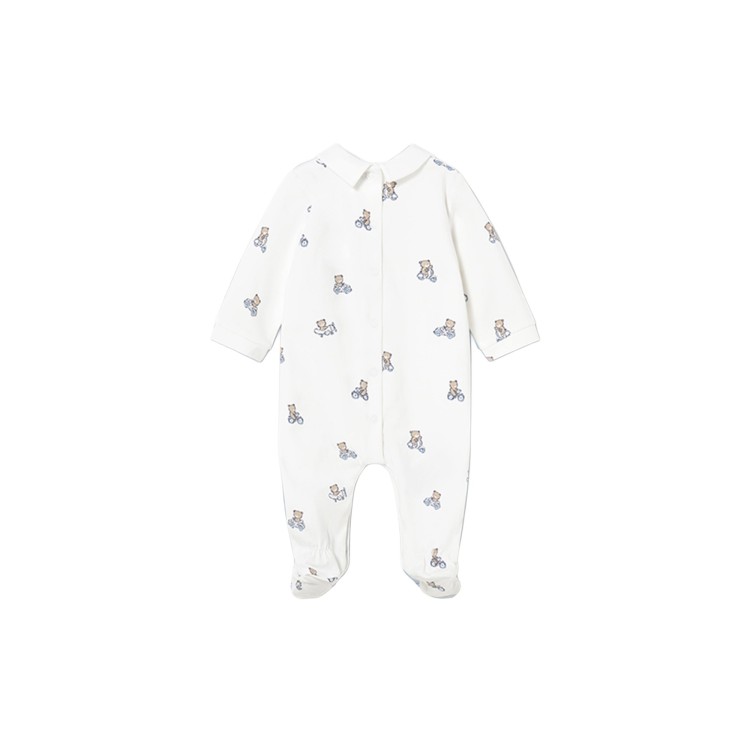 MAYORAL NEWBORN Set di 2 tutine lunghe celesti neonato