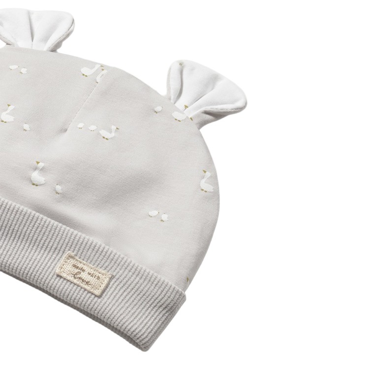 MAYORAL NEWBORN Set di tutina bianca, cappello e bavetta neonato