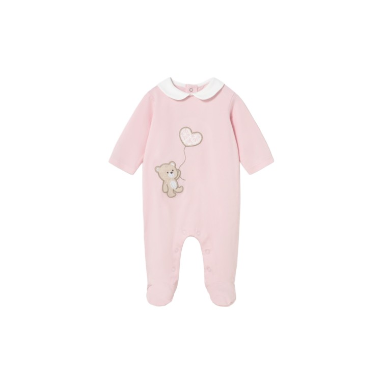 MAYORAL NEWBORN Tutina lunga rosa neonata