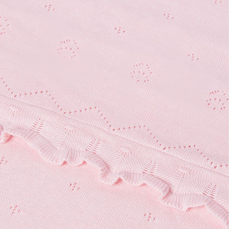 MAYORAL NEWBORN Copertina rosa in cotone neonata