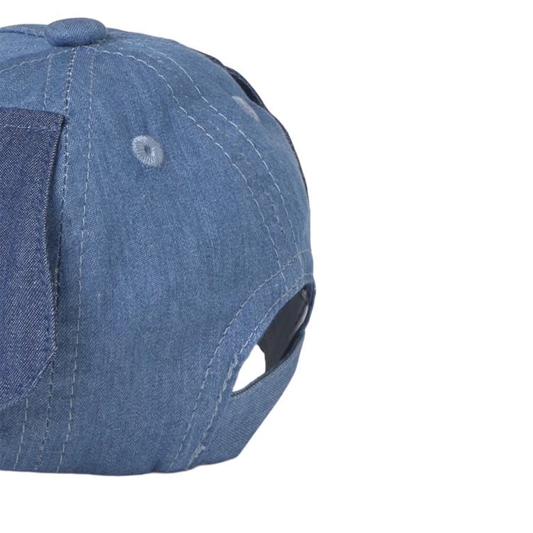 MAYORAL NEWBORN Berretto in denim cagnolino neonato