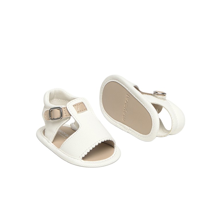 MAYORAL NEWBORN Sandali bianchi neonati