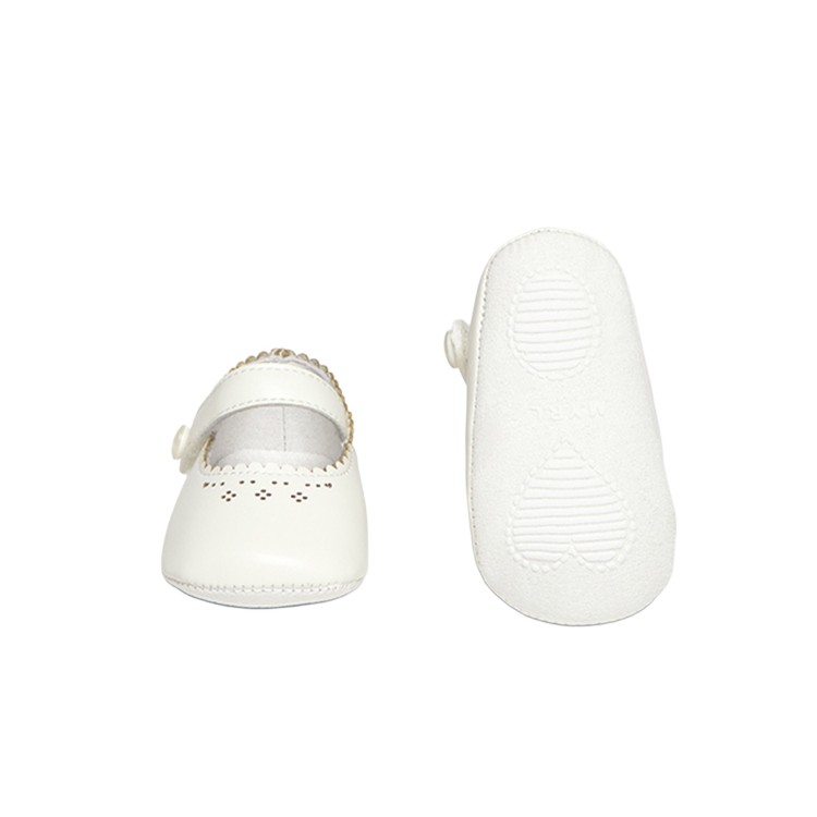 MAYORAL NEWBORN Ballerine bianche neonata
