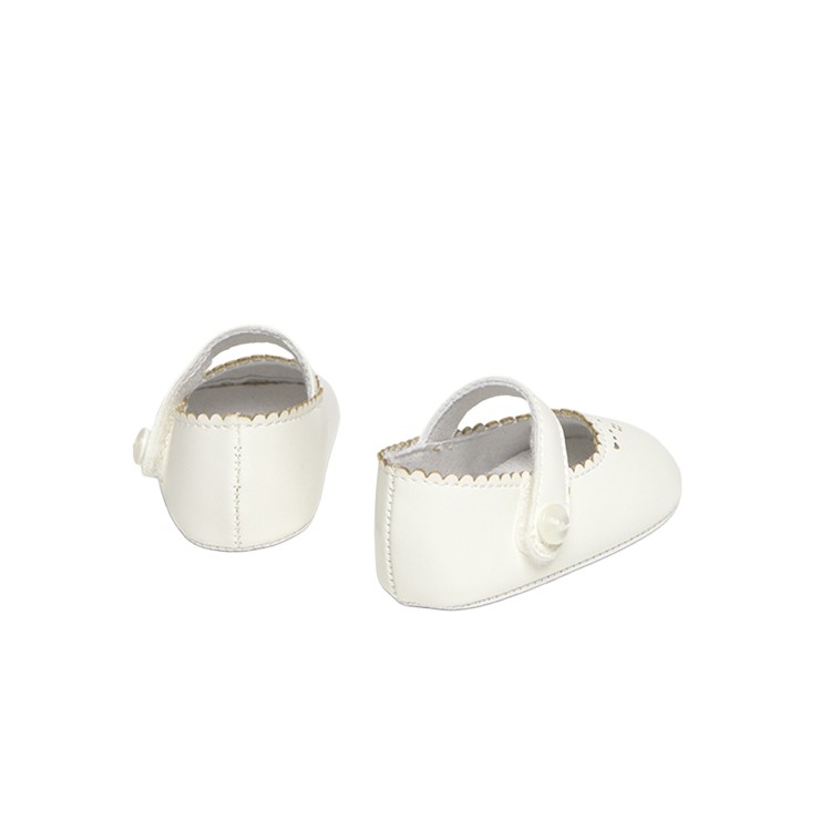 MAYORAL NEWBORN Ballerine bianche neonata