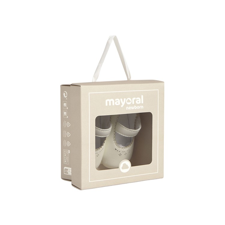 MAYORAL NEWBORN Ballerine bianche neonata