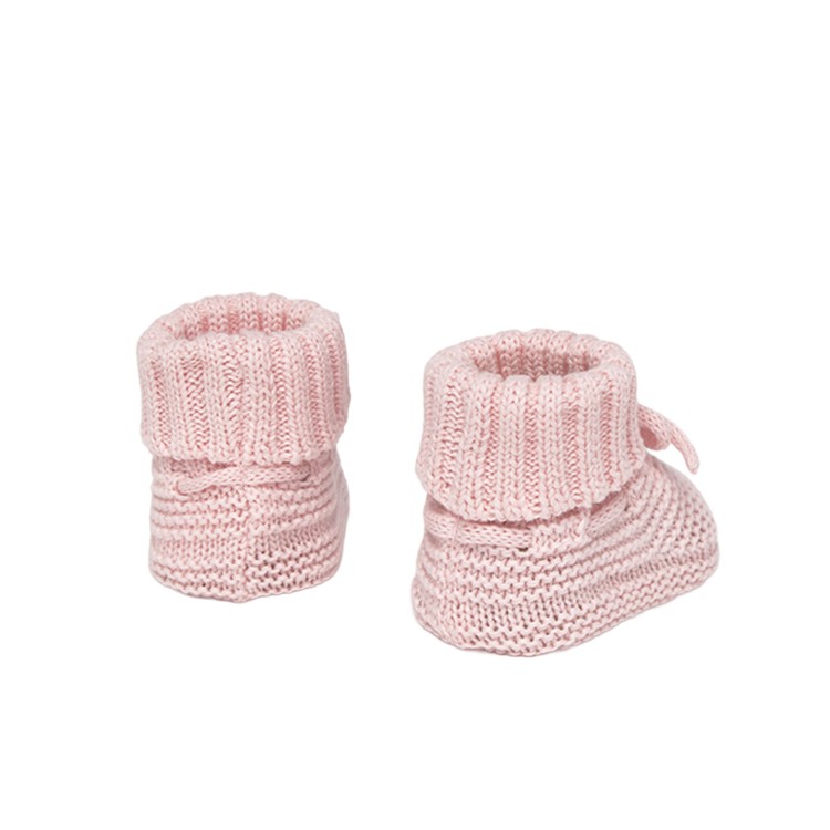 MAYORAL NEWBORN Scarpine rosa tricot neonata