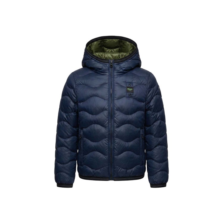 BLAUER Giubbotto blu navy trapuntato neonato