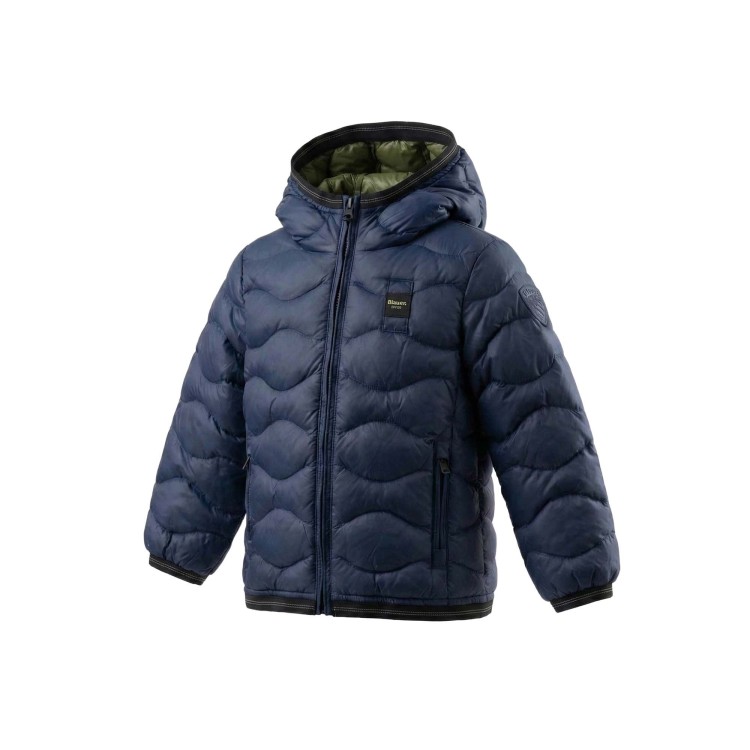 BLAUER Giubbotto blu navy trapuntato neonato