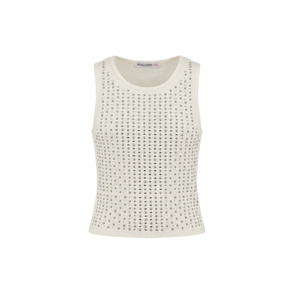 PATRIZIA PEPE Top bianco...