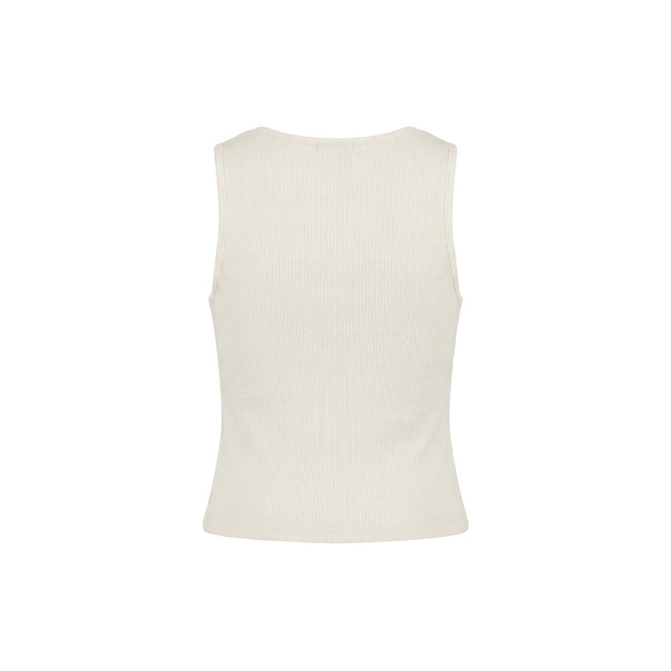 PATRIZIA PEPE Top bianco con borchie bambina