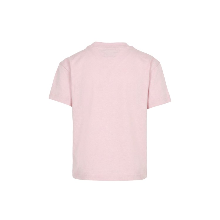 PALM ANGELS T-shirt rosa con stampa Bear bambina