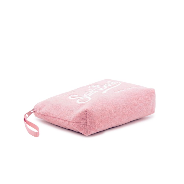 SAINT BARTH Pochette rosa in spugna bambina