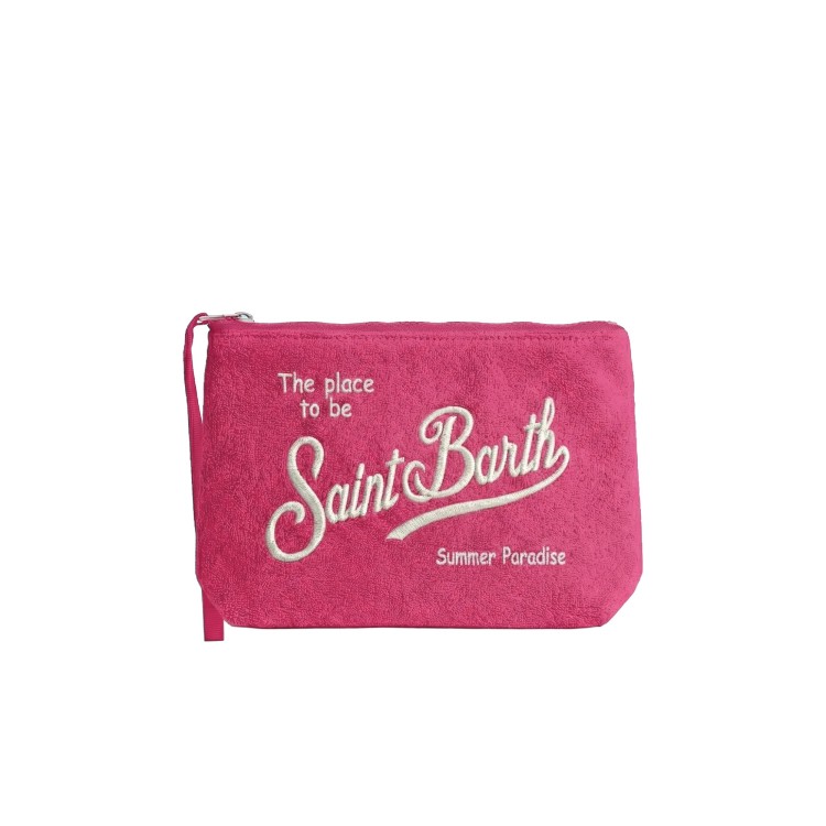 SAINT BARTH Pochette fucsia in spugna bambina