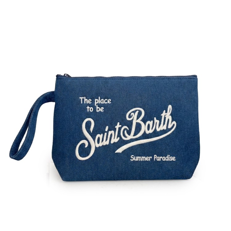 SAINT BARTH Pochette grande denim bambina