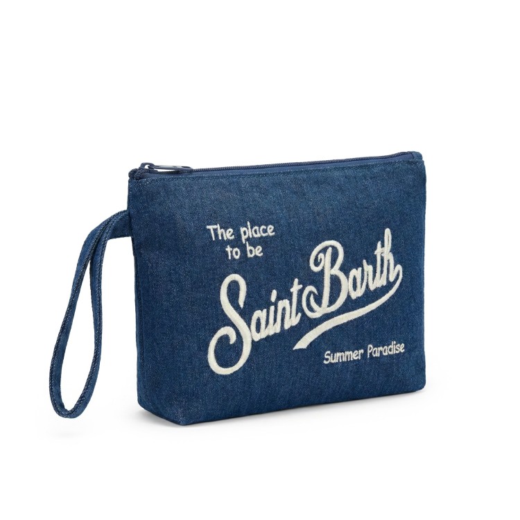 SAINT BARTH Pochette grande denim bambina