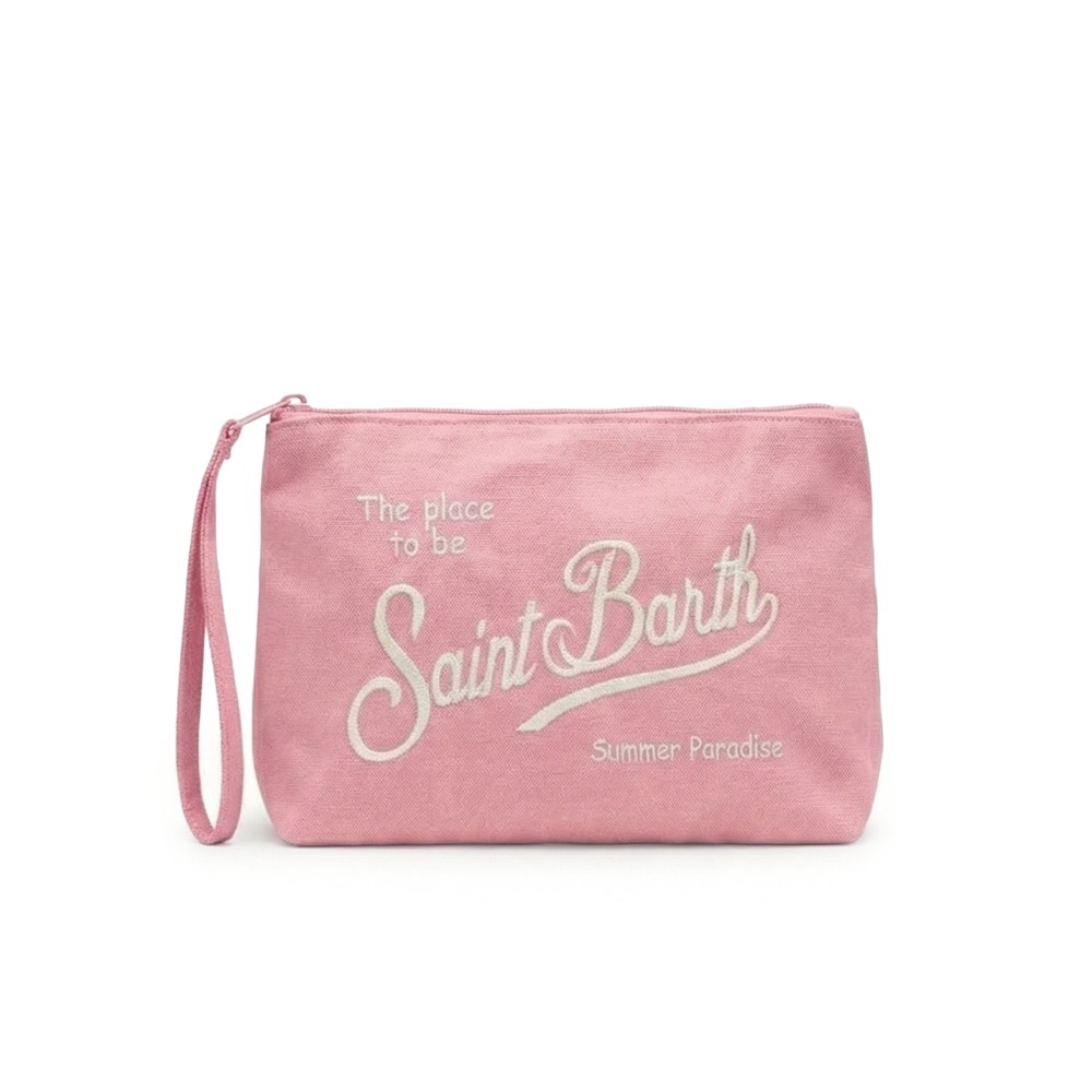 SAINT BARTH Pochette rosa...