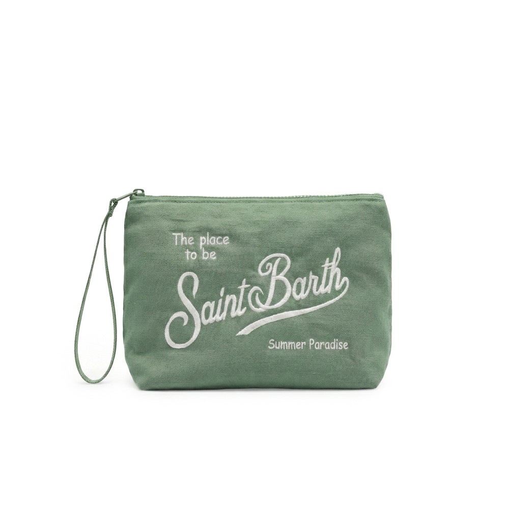 SAINT BARTH Pochette salvia...