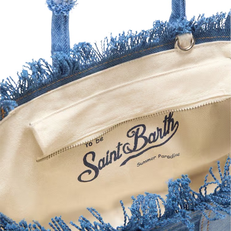 SAINT BARTH Borsa Colette patchwork denim bambina