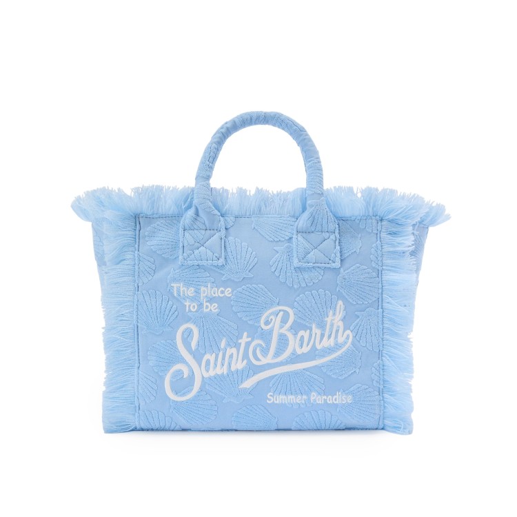 SAINT BARTH Borsa Colette celeste in spugna bambina