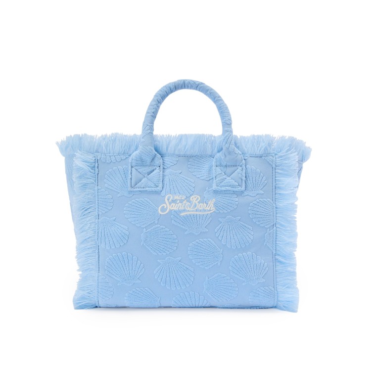 SAINT BARTH Borsa Colette celeste in spugna bambina