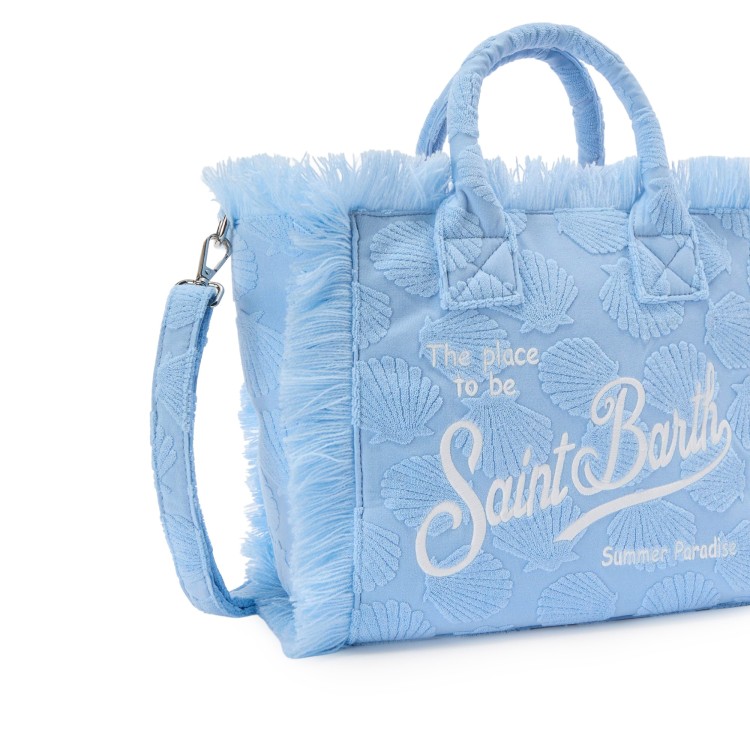 SAINT BARTH Borsa Colette celeste in spugna bambina
