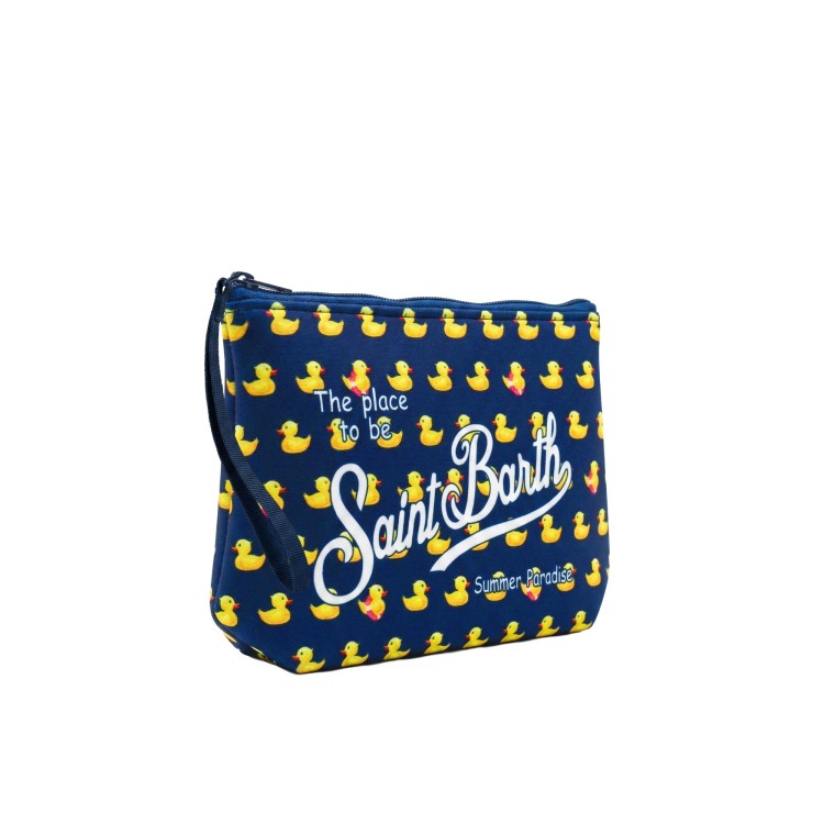 SAINT BARTH Pochette blu navy paperelle bambino