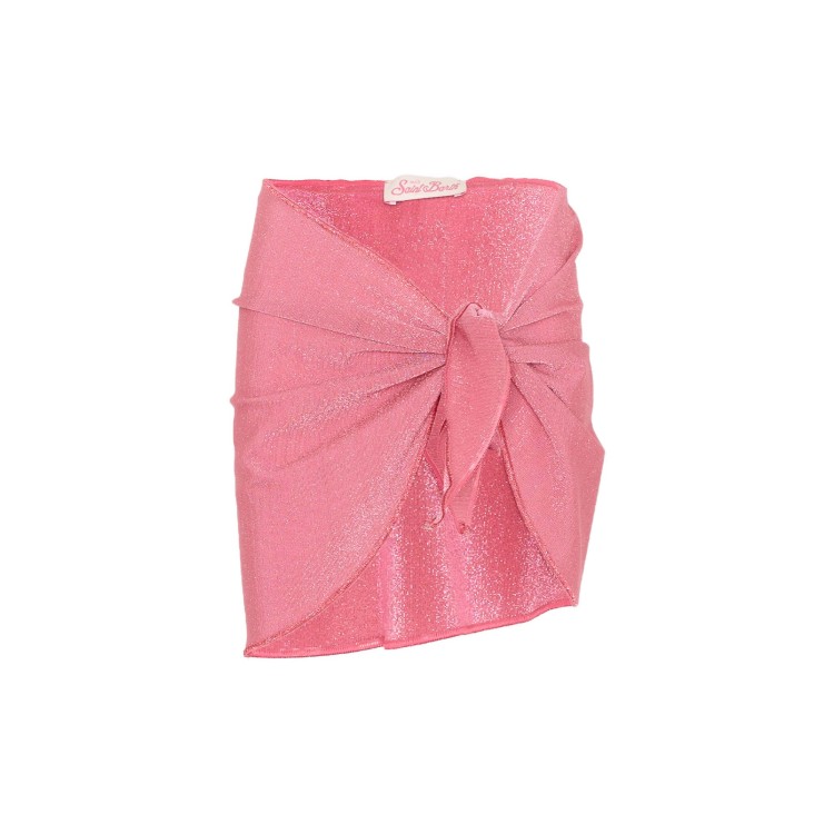 SAINT BARTH Copricostume fucsia lurex bambina