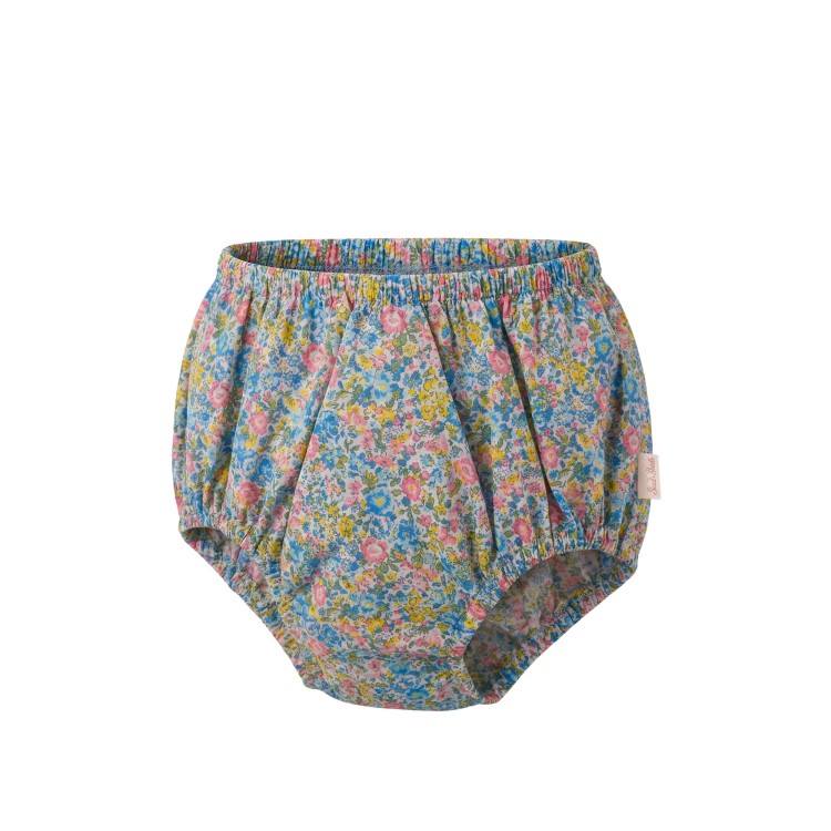 SAINT BARTH Completo multicolor in seersucker neonata