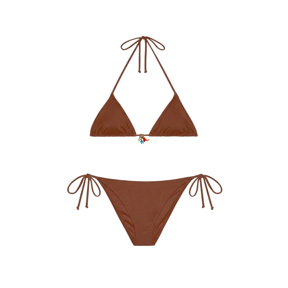 SAINT BARTH Bikini marrone...