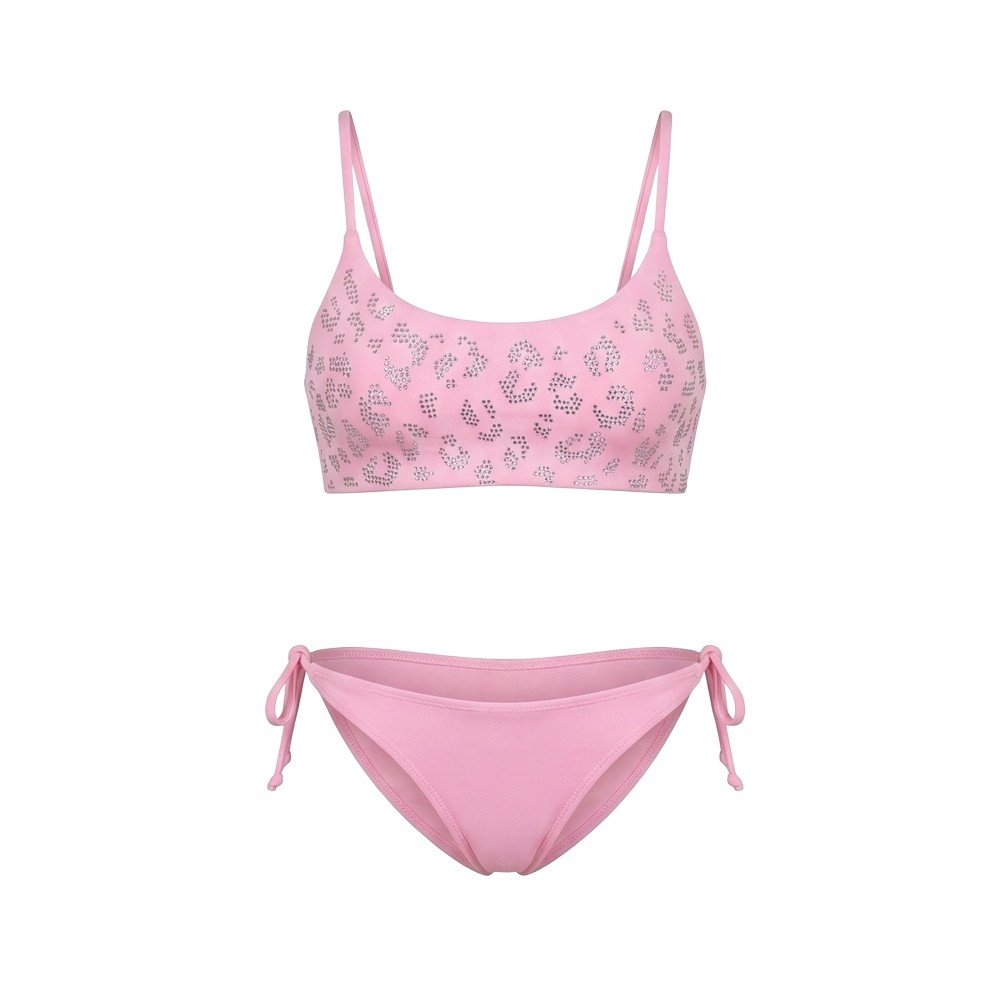 SAINT BARTH Bikini rosa con...
