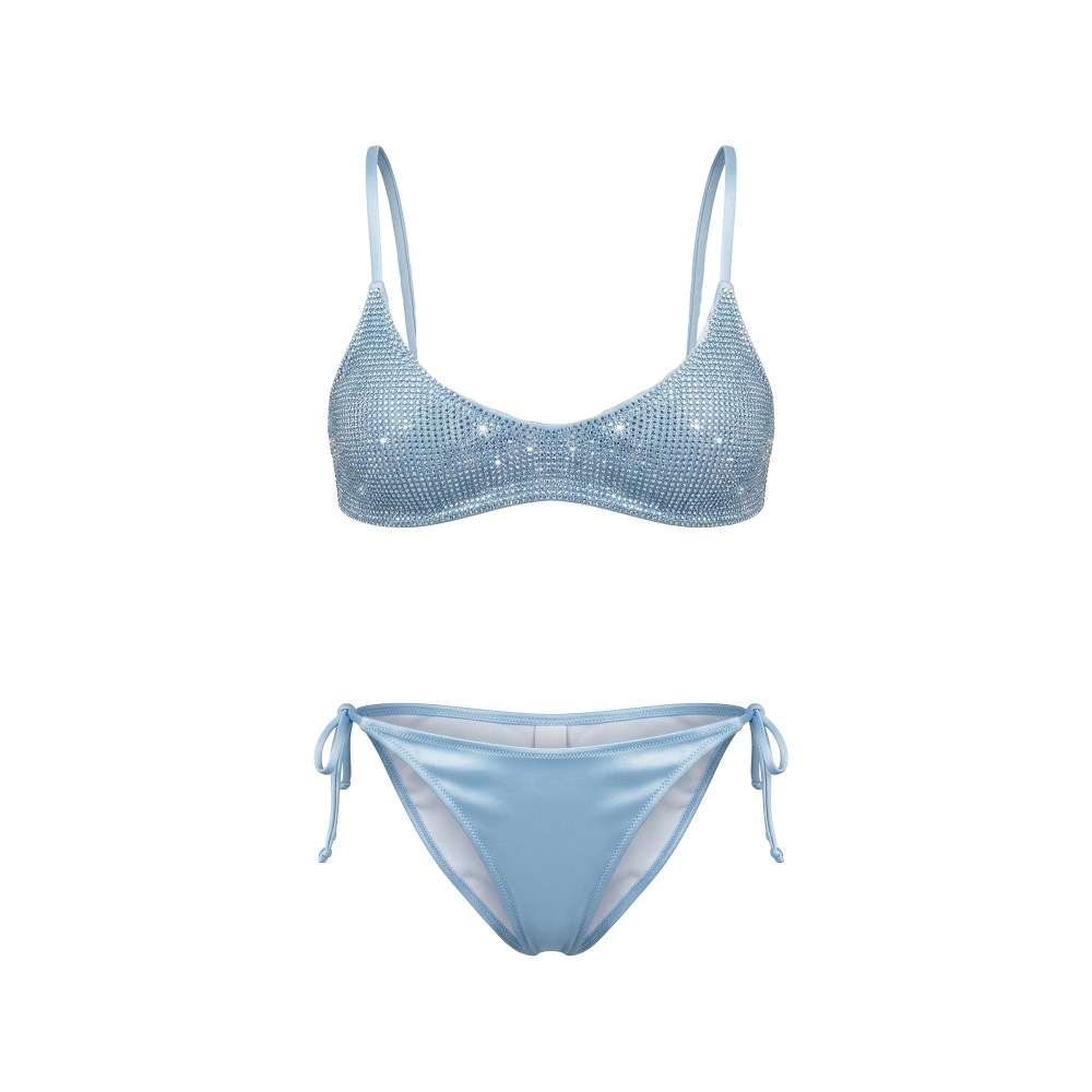 SAINT BARTH Bikini celeste...