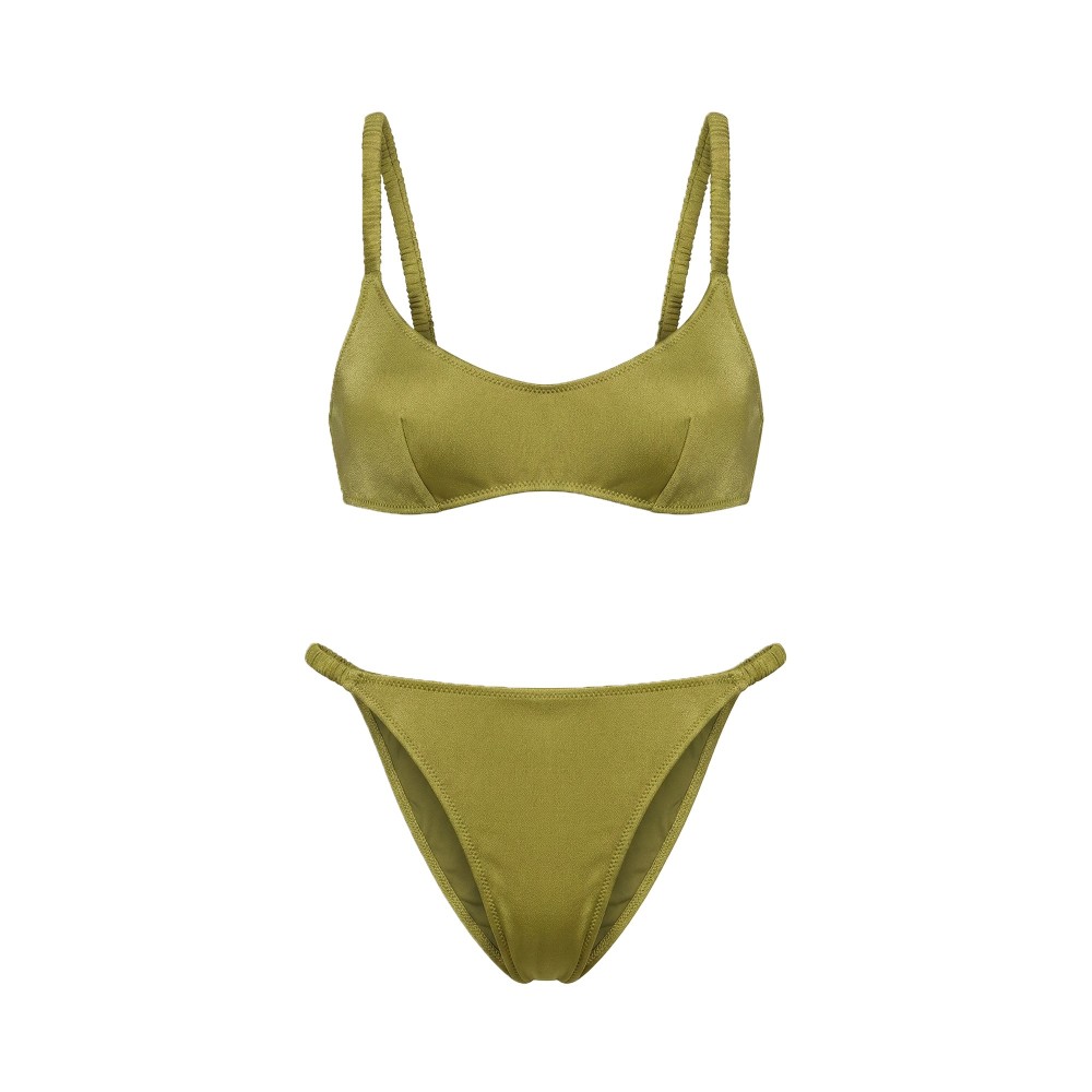 SAINT BARTH Bikini verde...