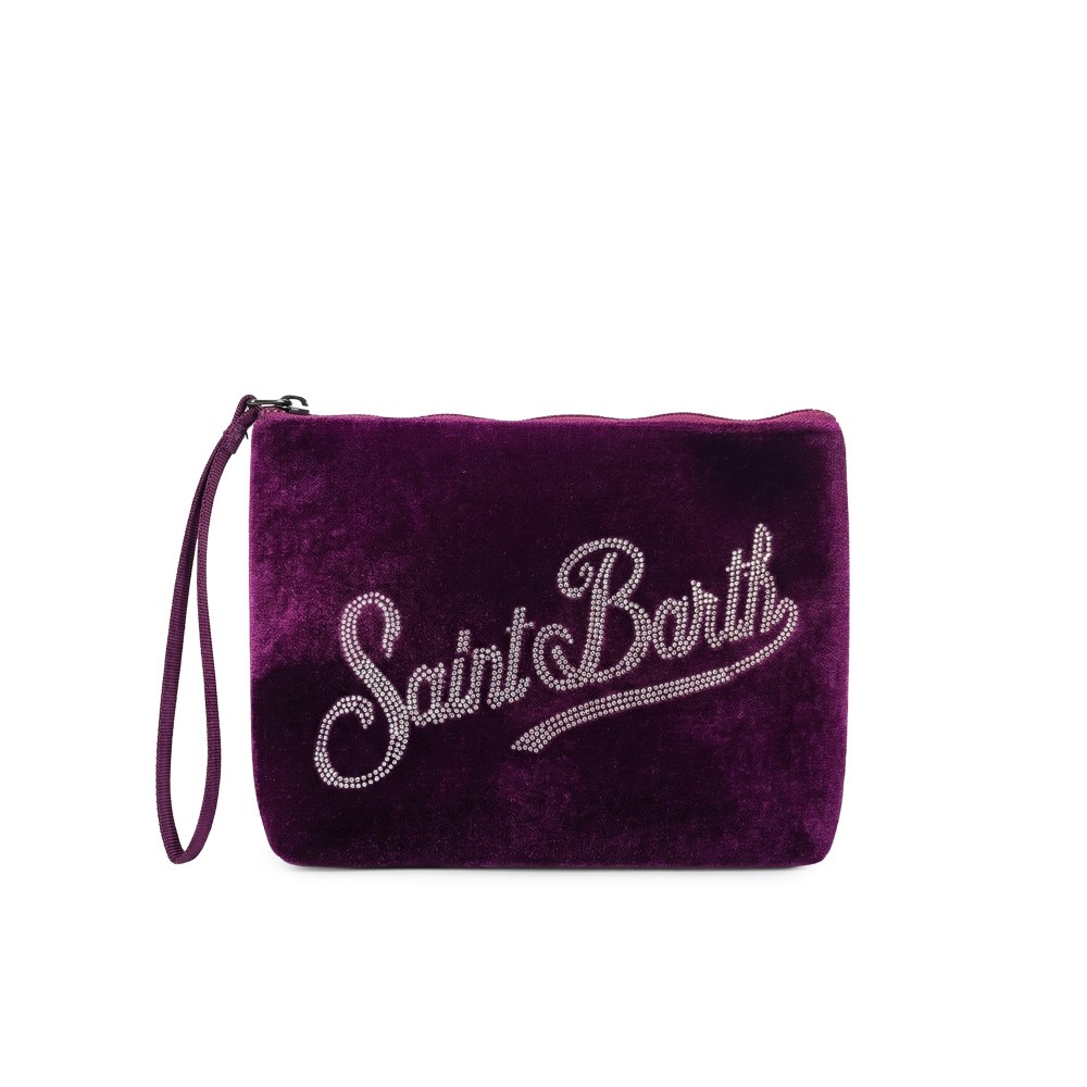 SAINT BARTH Pochette viola...