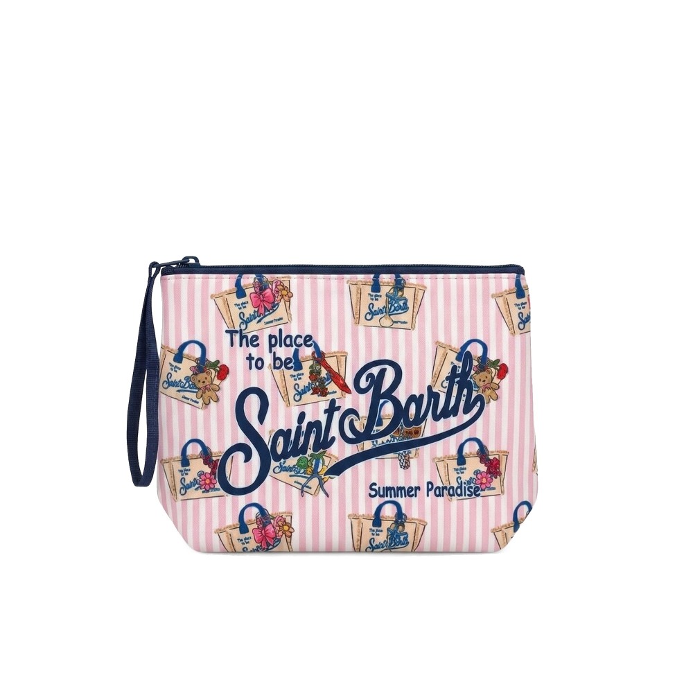 SAINT BARTH Pochette rosa...