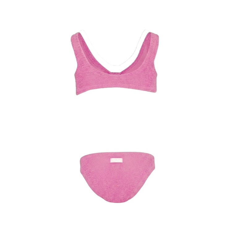 SAINT BARTH Bikini fucsia crinkle bambina