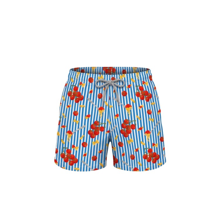 SAINT BARTH Boxer mare celeste Pasta Lover bambino