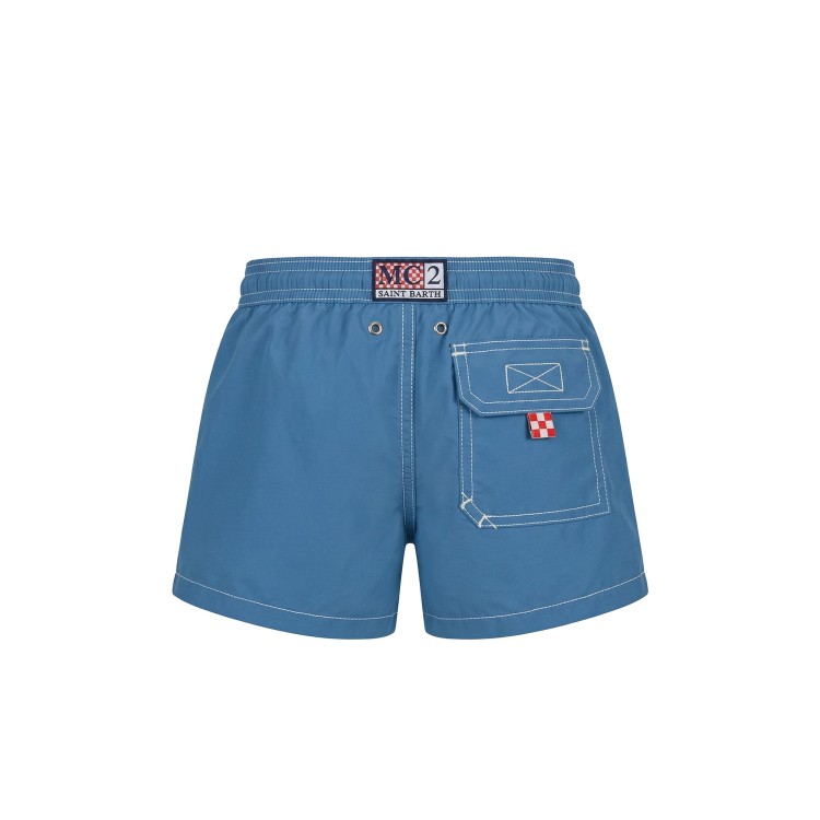 SAINT BARTH Boxer mare azzurri bambino