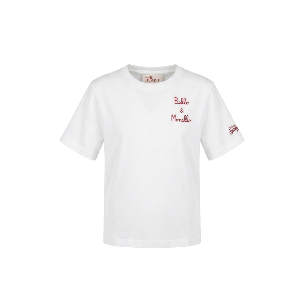 SAINT BARTH T-shirt bianca...