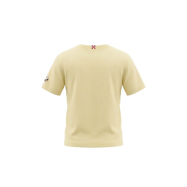 SAINT BARTH T-shirt gialla con ricamo Snoopy bambino
