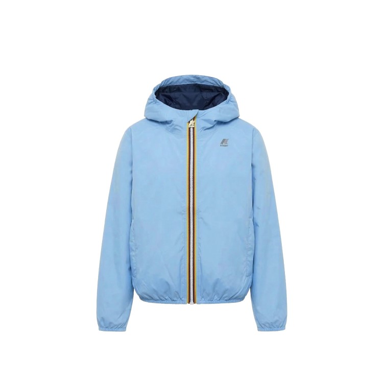 K-WAY Giubbotto blu navy reversibile bambino