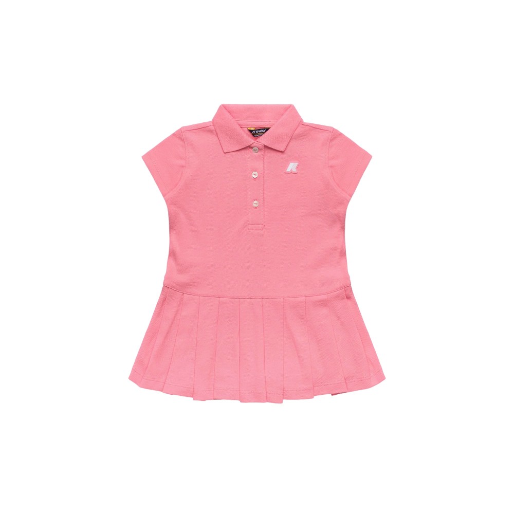 K-WAY Abito rosa in piqué...