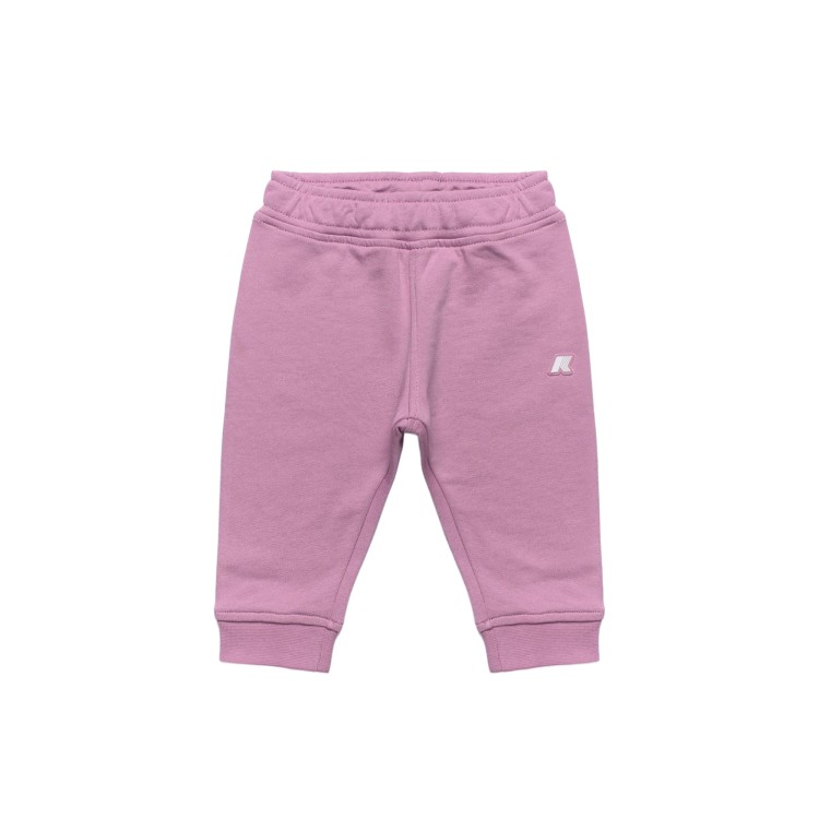 K-WAY Completo rosa in felpa neonata