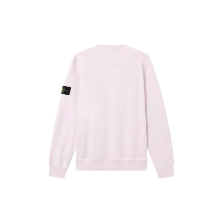 STONE ISLAND Felpa rosa girocollo bambini