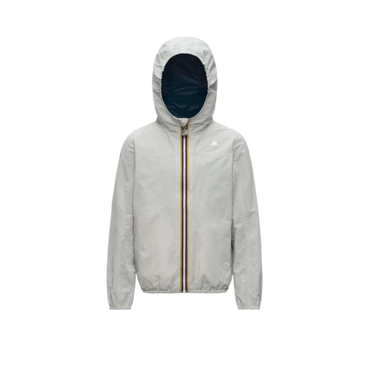 K-WAY Giubbotto beige reversibile bambini