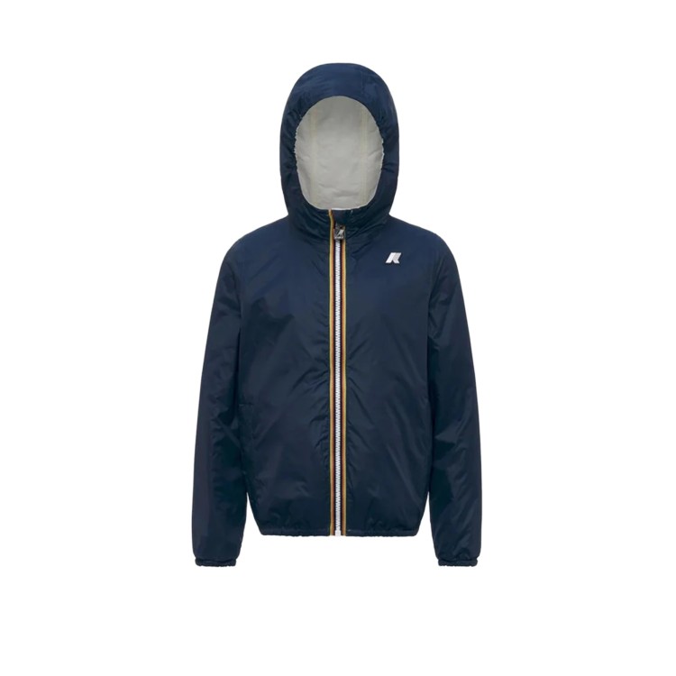 K-WAY Giubbotto beige reversibile bambini