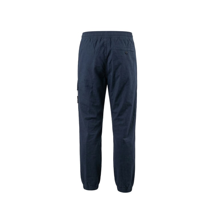 STONE ISLAND Pantaloni blu navy elasticizzati bambino