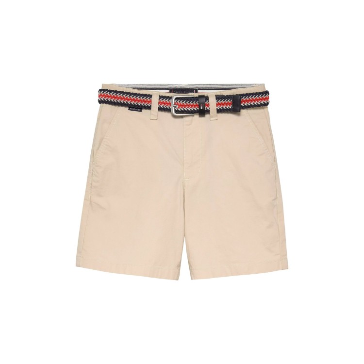 TOMMY HILFIGER Shorts chino baggy beige bambino