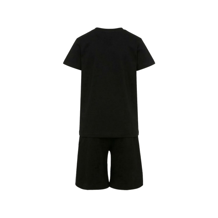 JOHN RICHMOND Completo nero t-shirt e shorts bambino